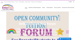 Desktop Screenshot of brilliant-tutors.com